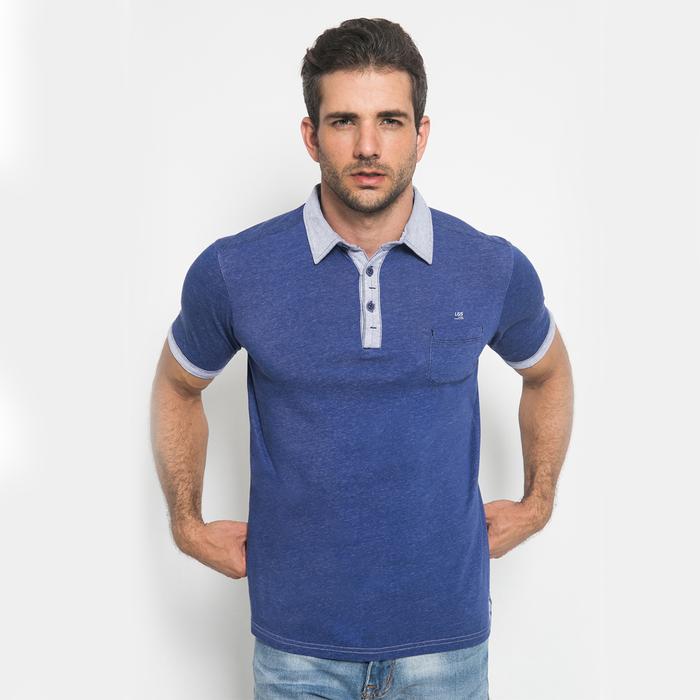 Gambar Slim Fit - Polo Shirt - Kerah Kontras Warna - Biru JTS.325.M2544F.01.C - M dari LGSgeneration undefined Tokopedia