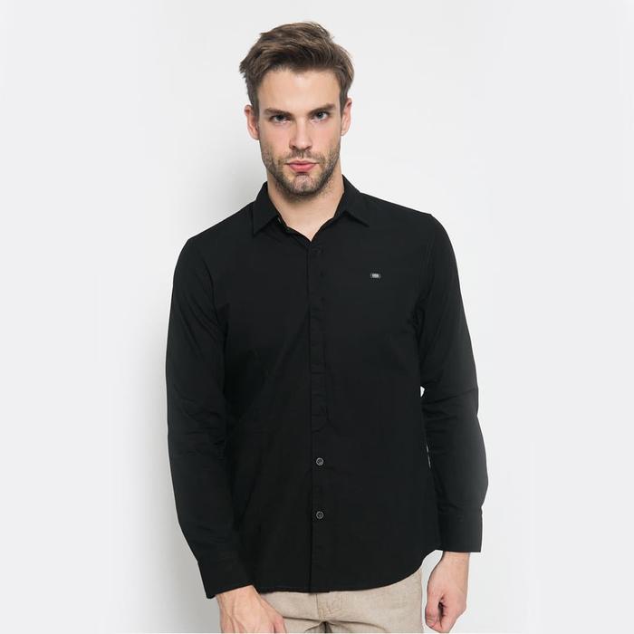 Gambar Slim Fit - Kemeja Fashion - Motif Polos - Hitam JSH.391.S896F.700.CLS - XXL dari LGSgeneration undefined Tokopedia
