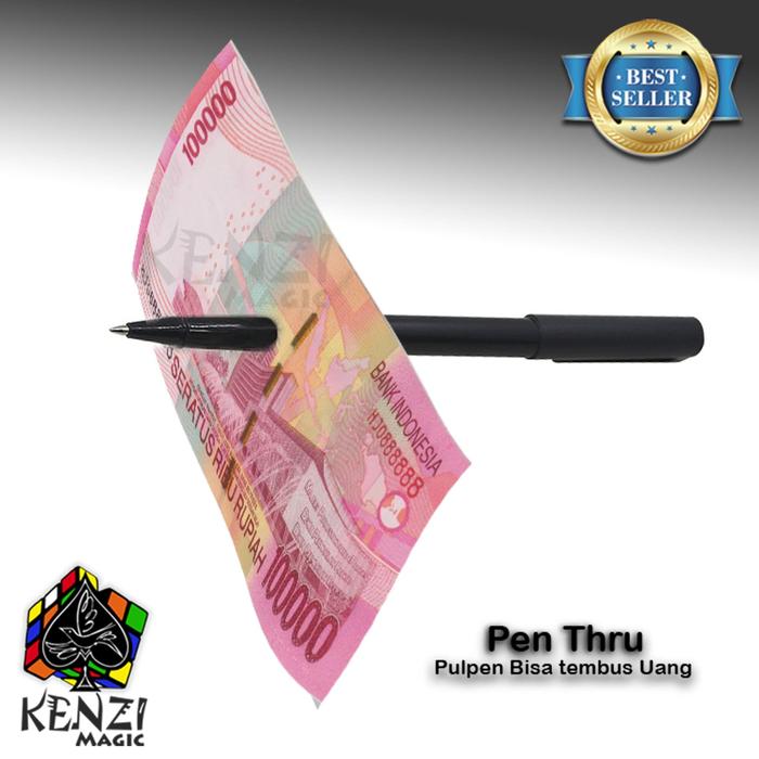 Gambar Sulap Pen thru bill Short I Alat Sulap Pulpen tembus Uang dari TOKO SULAP KENZI undefined Tokopedia