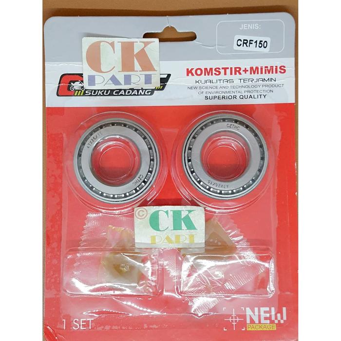 Gambar KOMSTIR MANGKOK STANG CONICAL STEERING BEARING BAMBU HONDA CRF 150 dari CK PART undefined Tokopedia