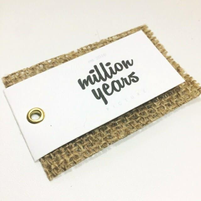 Gambar Hang Tag Burlap 6x8cm dari GLASEideas undefined Tokopedia