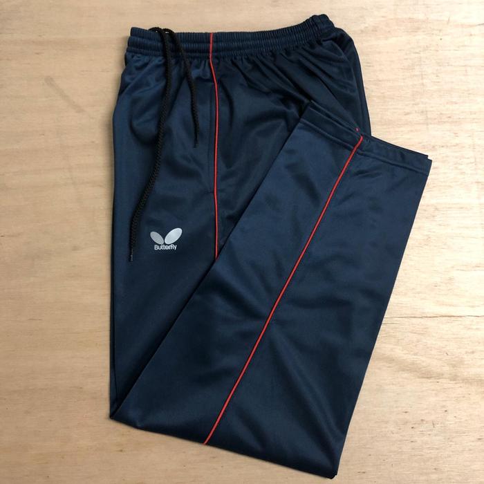 Gambar Training Panjang Pria Wanita NAVY Strip 1 BU01 - Merah, S dari Simplezone.id undefined Tokopedia