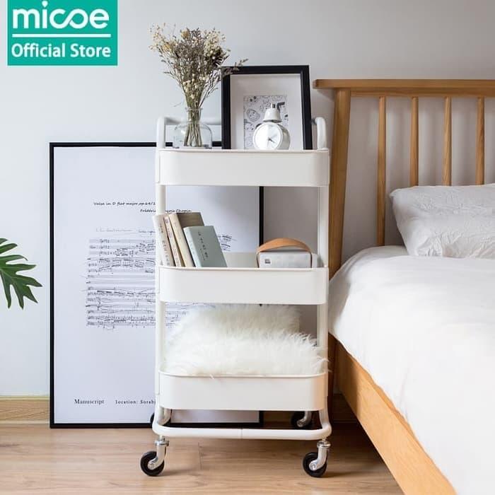 Gambar MICOE Rak Kamar Tidur Rak Kamar Mandi Removable Putih dari MICOE Official Store undefined Tokopedia