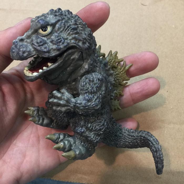 Gambar godzilla chibi version cb01 action figure Kaiju monster mini lucu dari hobbycorner168 undefined Tokopedia