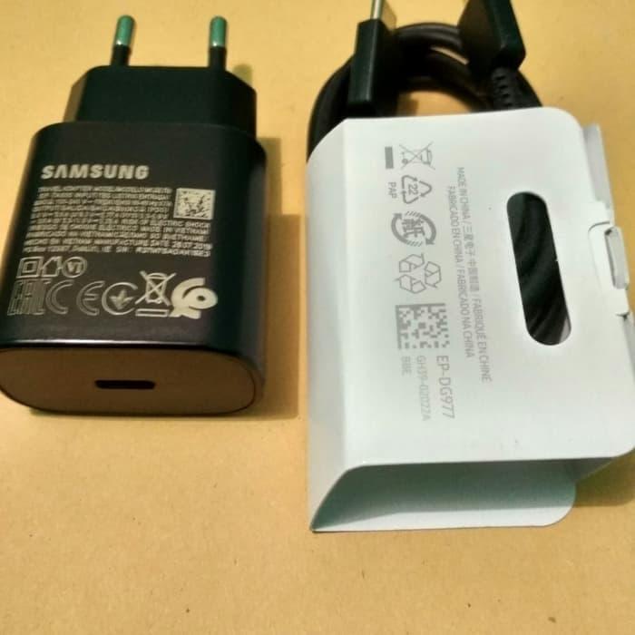 Jual CHARGER SAMSUNG NOTE 10 A70 USB TIPE C TO C FAST CHARGING ORI