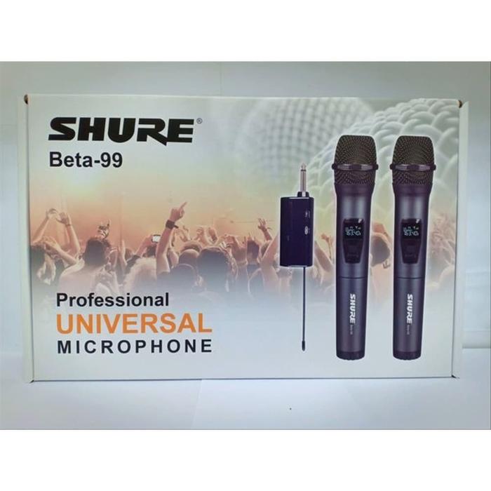 Gambar MIC Wireless SHURE Beta-99 dari astra jaya elektronikyy undefined Tokopedia