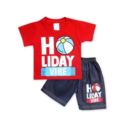 Gambar WakaKids Baju Anak Baju celana jeans anak beach ball 3034 - Navy dari Wakakids undefined Tokopedia