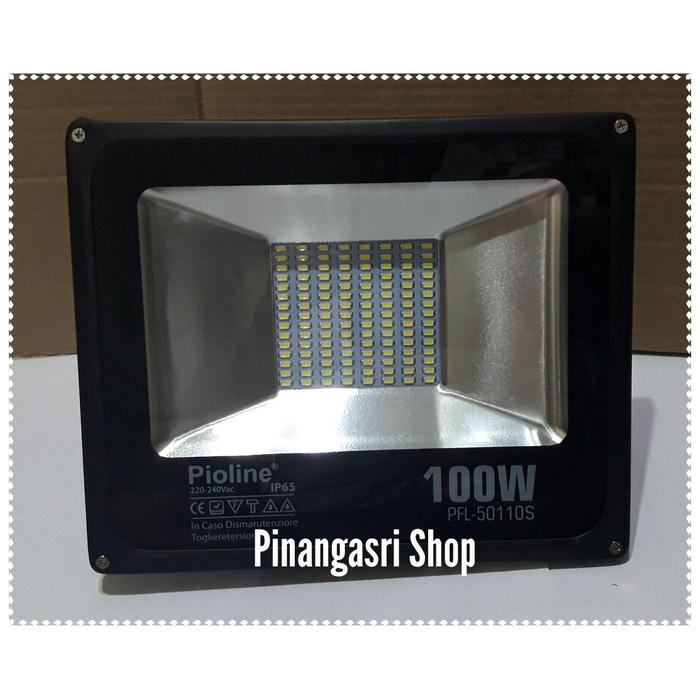 Gambar Lampu Led SOrot 100 w / Led Flood Light 100 w Cahaya Putih / Kuning - Putih dari pinangmart undefined Tokopedia