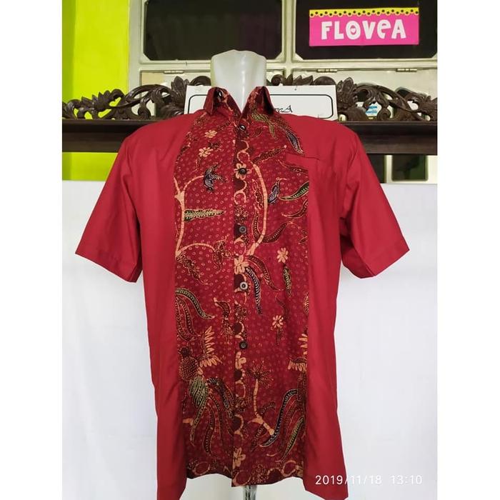 Gambar Kemeja Batik Tulis Madura KN19 007 dari Batik Madura Flovea undefined Tokopedia
