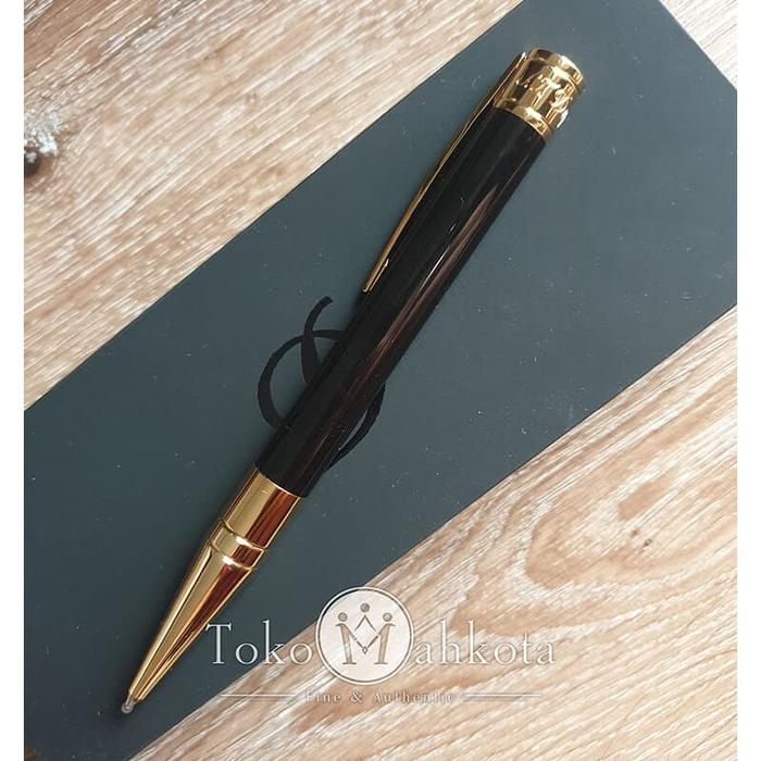 Gambar Ballpoint / Pulpen ST Dupont D-Initial Black Gold 265202 dari Toko Mahkota LTC undefined Tokopedia