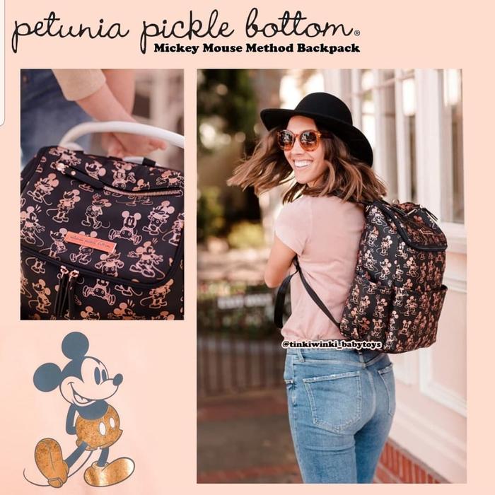 Mickey mouse method backpack best sale by petunia pickle bottom