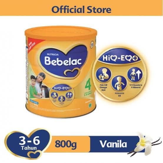 Gambar Susu Bayi Anak Bebelac 4 Kaleng Vanila Vanilla 800 Gram 4-6Tahun dari JJ_FASHION89 undefined Tokopedia