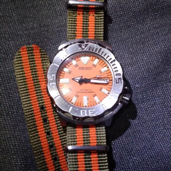 Orange Monster Orange Seiko Watch Seiko Prospex Monster Orange