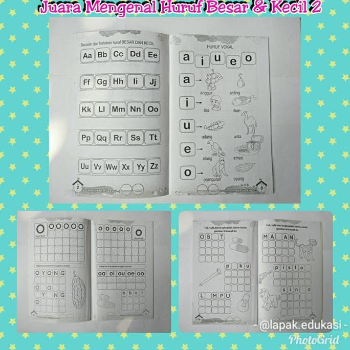 Jual Buku Tk Paud Juara Mengenal Huruf Besar Kecil Jakarta Barat Ailystore Tokopedia