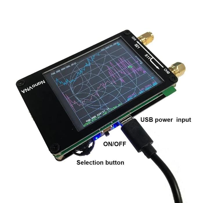Gambar NanoVNA Vector Network Analyzer Antenna Nano VNA Built in Battery dari Tech-One undefined Tokopedia