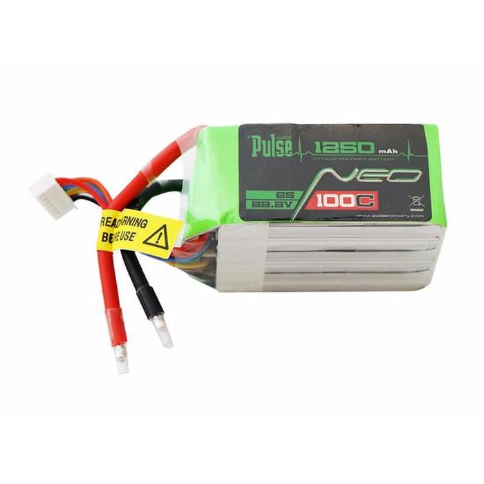 Gambar PULSE NEO 1250mAh 6S 22.2V 100C - FPV Racing Lipo Battery dari e-Hely undefined Tokopedia