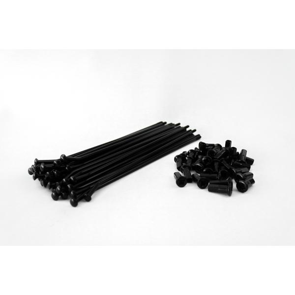 Gambar JARI-JARI TK 08G X 190 N08G BLACK / CHROME - Hitam dari TK Racing undefined Tokopedia