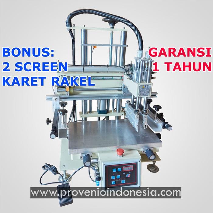 Gambar Mesin Sablon Otomatis Meja Cetak Plastik Kertas Kain Kaos 25x35 cm dari Provenio Indonesia undefined Tokopedia
