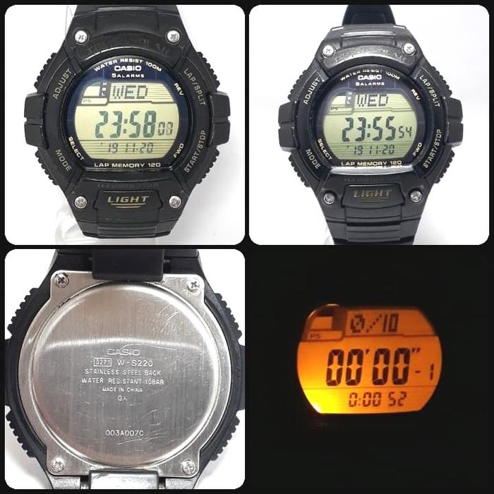 Casio Ws220 Casio Tough Solar Lap Memory 120 Casio W-s220