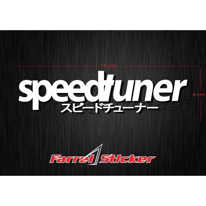 Jual Stiker Speedtuner Sticker Speed Tuner Putih 15 Cm X 3 Cm Jakarta Timur Farrel Sticker Tokopedia