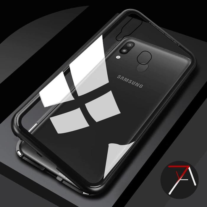 Gambar Samsung Galaxy M30 Magnetic Case Metal Glass Back Cover Casing 2 in 1 - Biru, Samsung M30 dari 17 Agustus Case undefined Tokopedia