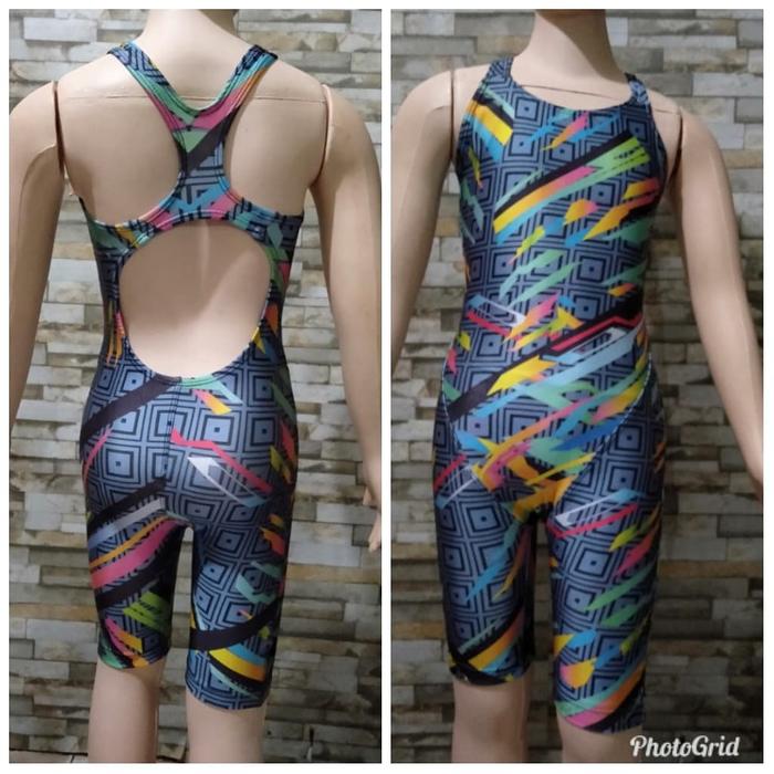 Gambar Baju Renang Atlet Wanita dan Anak - Motif Campur, S dari Azra Sport undefined Tokopedia