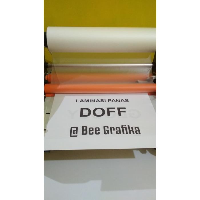 Gambar JASA LAMINASI PANAS DOFF A3+ dari Bee Grafika undefined Tokopedia