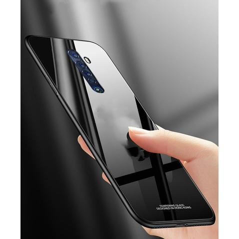 Jual TEMPERED GLASS HARDCASE BACK COVER RUBBER OPPO RENO 2, 2Z