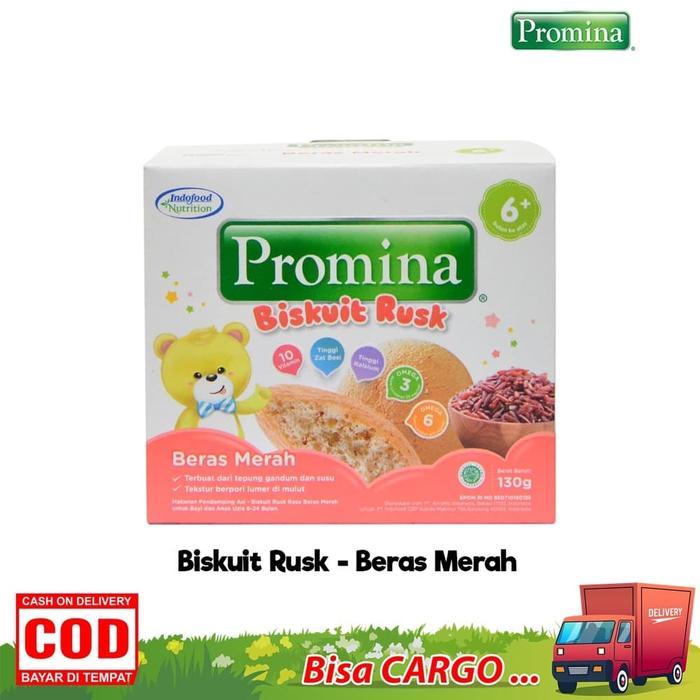 Gambar Promina Biscuit Rusk Cemian Bayi 6-24Bulan 130Gram Aneka Rasa - SUSU dari Niceforkids undefined Tokopedia