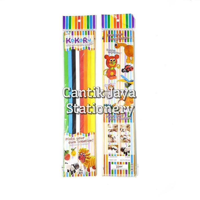 Jual Kertas Kokoru Ukuran 1 3cmx50cm Kota Makassar Cantik Jaya Stationery Tokopedia