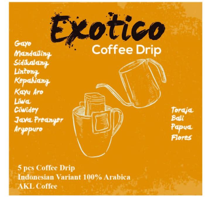 Gambar Exotic Coffee Drip - Kopi seduh sistem tetes saring Indonesia Arabika - Mandailing dari AKL Coffee Store Sumatera undefined Tokopedia