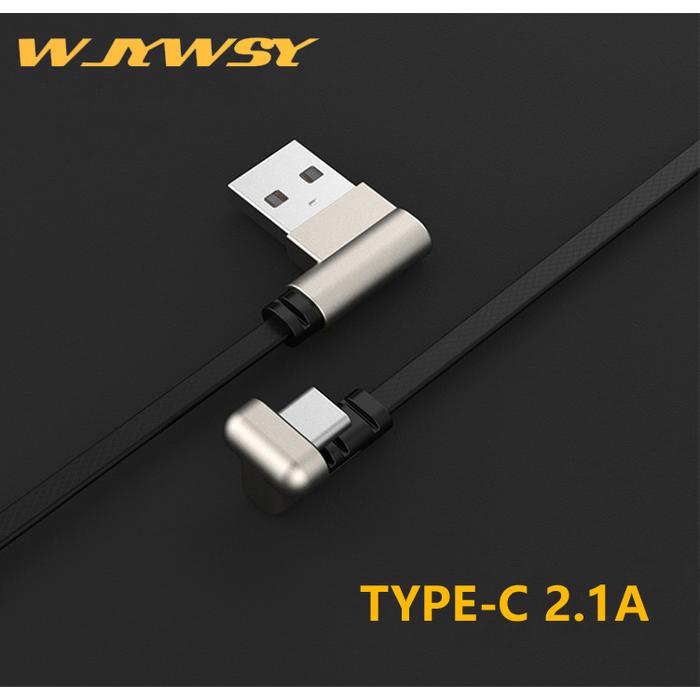 Gambar WJYWSY- Kable Data TYPE C U Shape 2.1A Fast Gaming Charger - TYPE C - Hitam dari tokolingli undefined Tokopedia