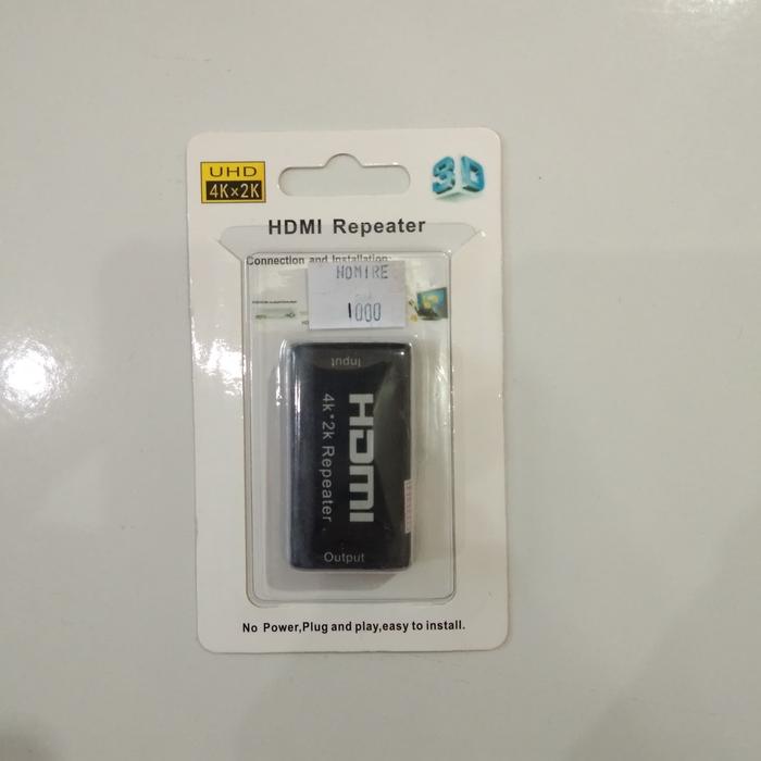 Gambar Repeater Penguat Sinyal HDMI 3D 4K 2K ke HDMI (40 Meters) dari PELITA ELEKTRONIK. undefined Tokopedia