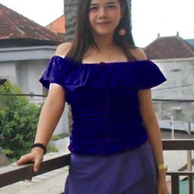 Gambar sabrina layer full kerut - Navy dari Toko Saudara_NEW undefined Tokopedia