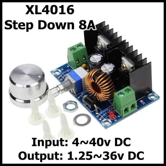 Gambar XL4016 Step Down 8A Power Supply Volt Ampere DC LED Aki Solar Tegangan dari Pi Toserba undefined Tokopedia