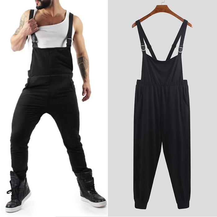 Mens Work Cargo Jumpsuit Slim Fit 