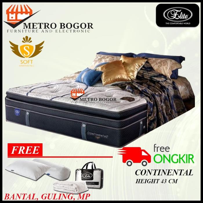 Gambar Elite Spring bed Continental Ukr 200x200 (Hanya Kasur) Murah dari Metro bogor undefined Tokopedia