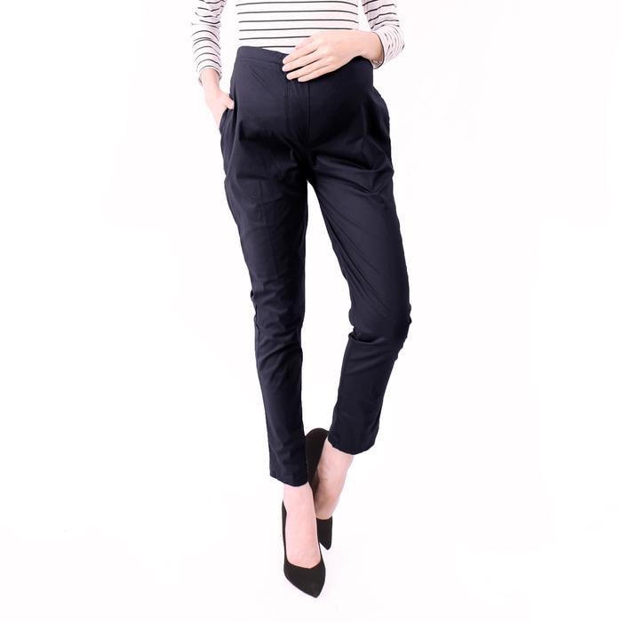 Gambar Eve Maternity Celana Ibu Hamil Hamil Kantor Panjang Katun Strech CP027 - Biru dari Eve Maternity Store undefined Tokopedia