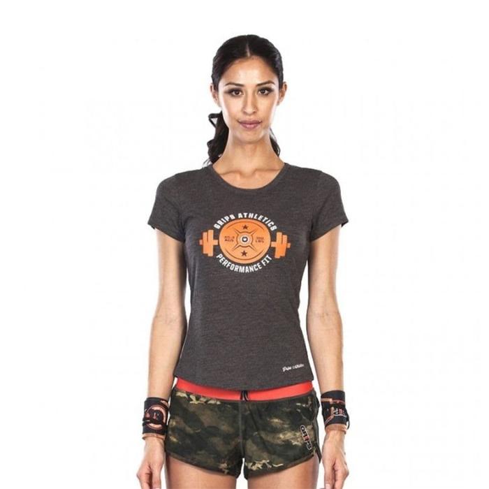 Gambar GRIPS Ladies Weight TEE Shirt GREY/ORANGE - M dari ELITE MMA SHOP undefined Tokopedia