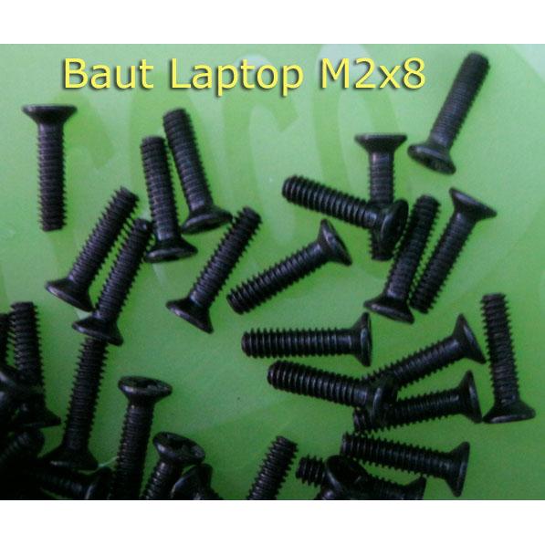 Gambar Baut/Sekrup Laptop Notebook Netbook Tipe M2 & M2.5 Berbagai Ukuran - M2x8 dari Mediatama Online Shop undefined Tokopedia