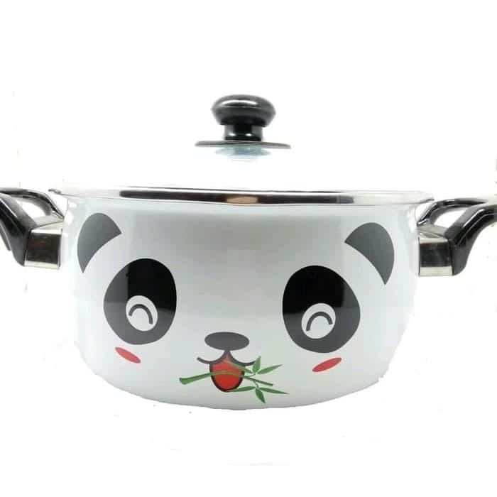 Gambar Maspion Panci Enamel Hello Panda 22CM dari Jayaelektric shop undefined Tokopedia