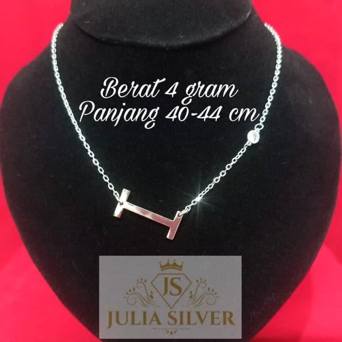 Gambar Kalung Huruf I ,Perak 925 dari JULIA silver undefined Tokopedia