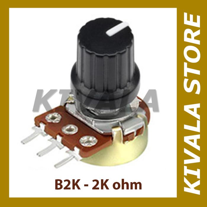 Potentiometer Potensiometer VR 2K B2K WH148 Arduino Raspberry