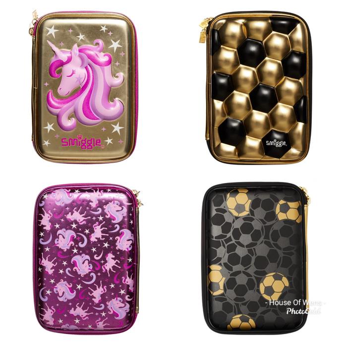 Gambar SMIGGLE GOLD HARDTOP PENCIL CASE - TEMPAT PENSIL SMIGGLE - Hitam dari HOUSE OF WENS undefined Tokopedia