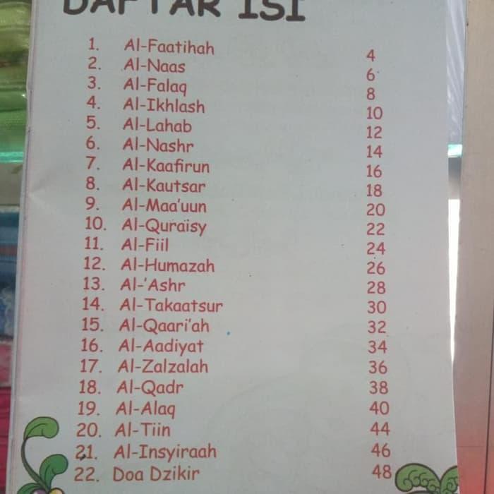 Jual Al Quran Surat Surah Pendek Dalam Al Quran Juzamma Juz Amma Jakarta Barat Pujimaryati Tokopedia