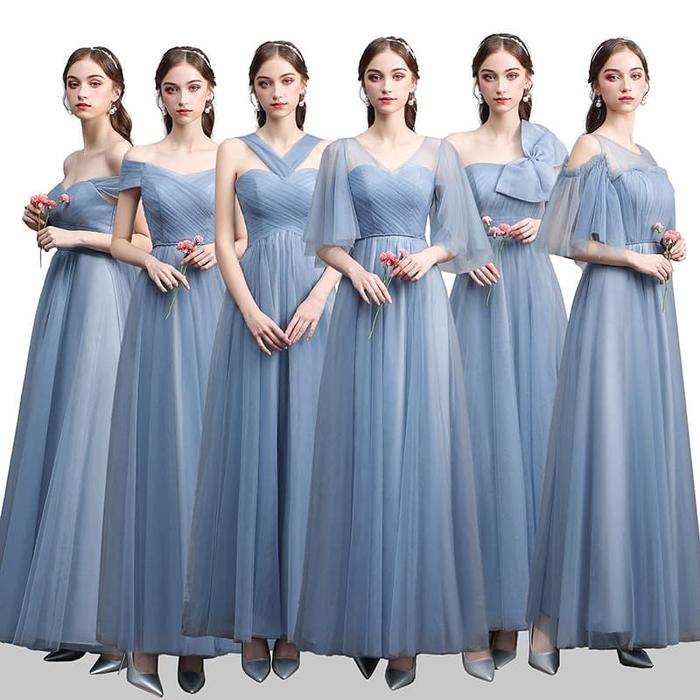 Gambar Gaun Pengiring Pengantin 1910029 Paket 6 Gaun Bridesmaid Gown dari ChristianTungOfficial undefined Tokopedia