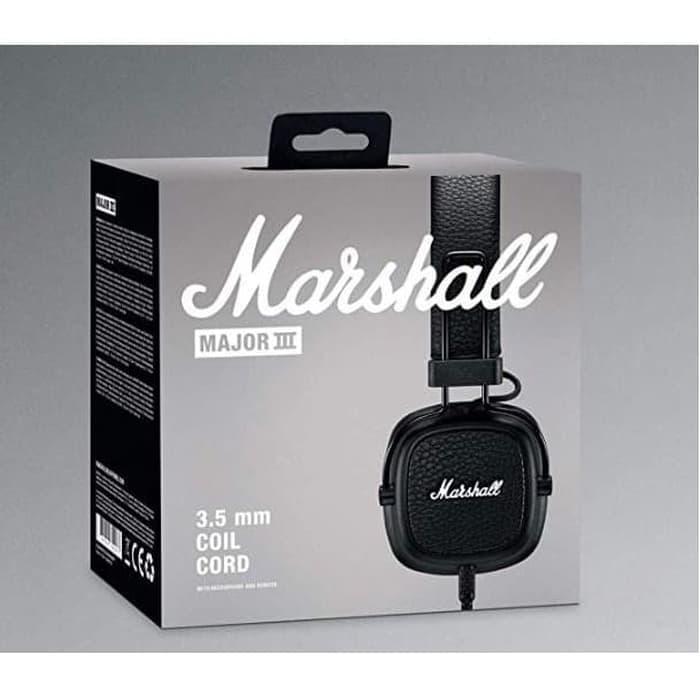Gambar Headset MARSHALL MAJOR III 3 BLUETOOTH Wireless One Ear Headphone - Hitam dari Super Case Tokopedia undefined Tokopedia