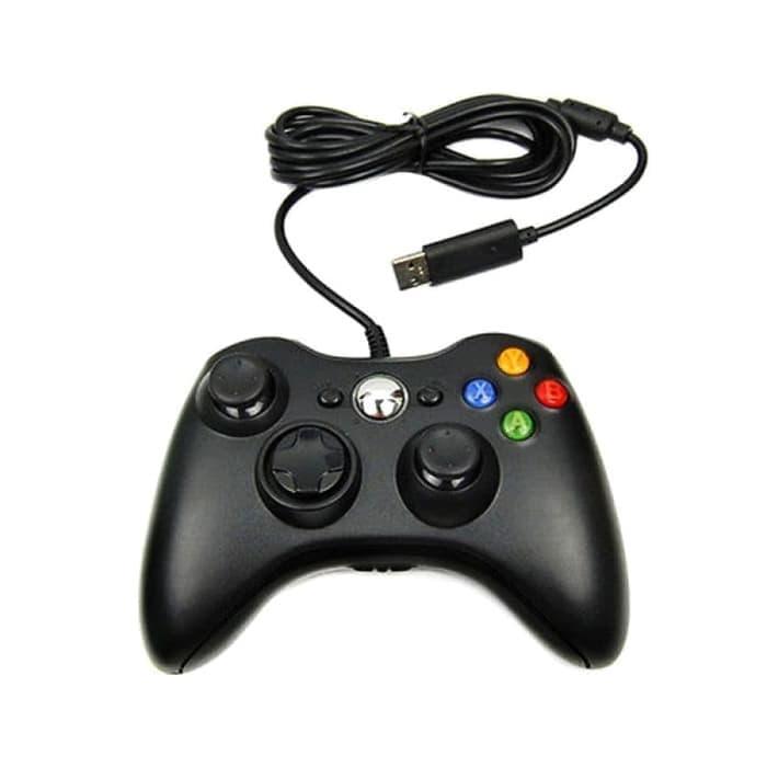 Gambar STICK XBOX 360 KABEL/WIRED HITAM CONTROLLER FOR XBOX 360 /PC - Hitam dari Turtle Games & Toy Shop undefined Tokopedia