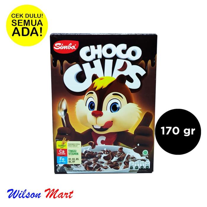 Gambar SIMBA CHOCO CHIPS SEREAL SARAPAN RASA COKLAT 170 GRAM dari Wilson Mart undefined Tokopedia