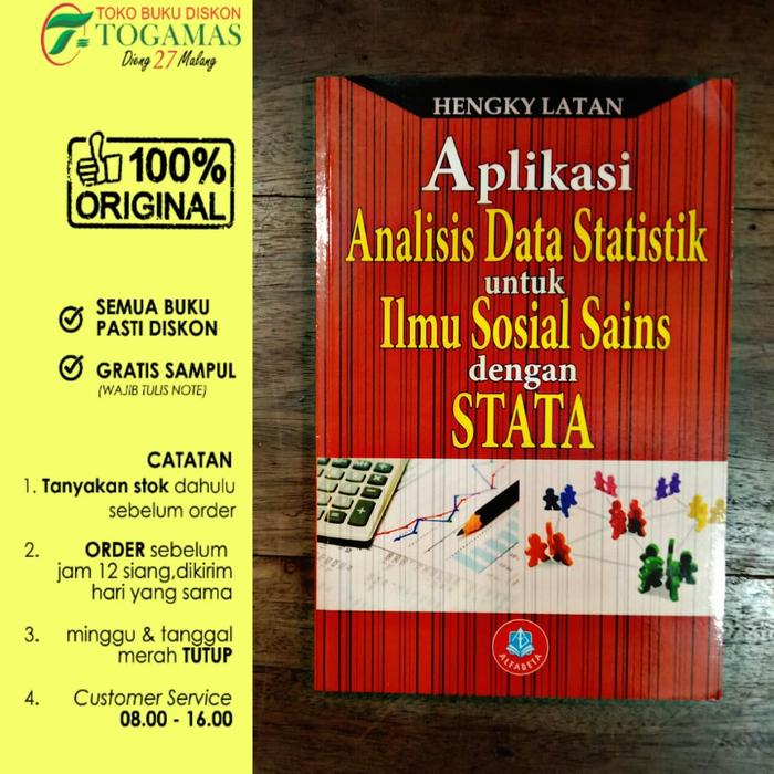 Jual Aplikasi Analisis Data Statistik Untuk Ilmu Sosial Sains Dengan Stata Kota Malang Toko Buku Togamas Dieng Tokopedia